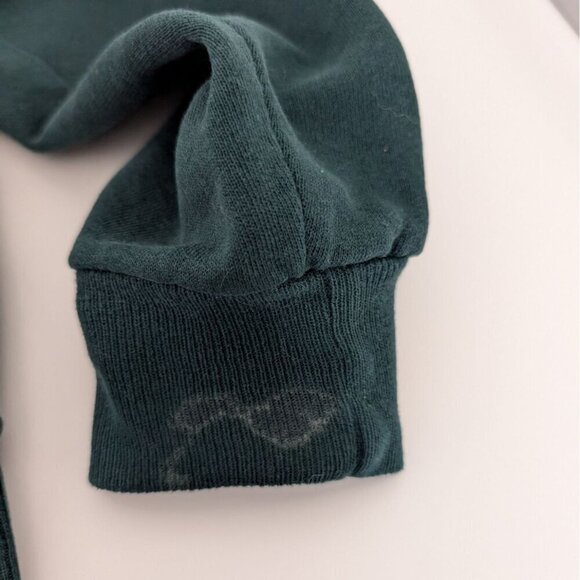 Vintage Cardinal Sweatshirt Womens Size XL Green Red Winter Granny USA Made - Picture 5 of 11